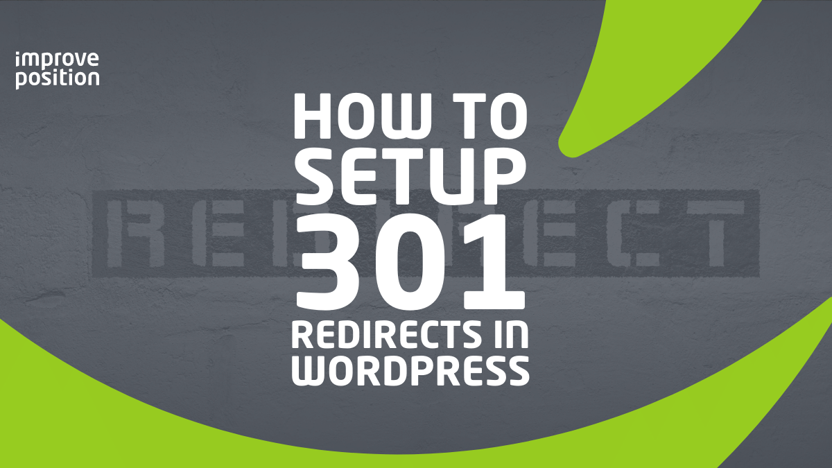 how to setup 301 redirects in wordpress